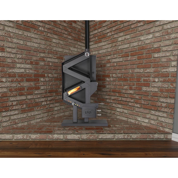 US STOVE COMPANY 2,000 Sqft WiseWay EPA Certified Gravity Fed